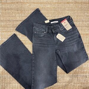 Levi's Women's Dark Gray Flare Jeans